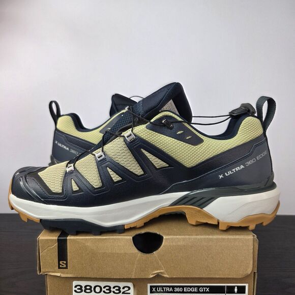 Salomon X Ultra 360 Edge GTX GoreTex H2OPROOF Slate Green Carbon Grey Hike Trail main image 5